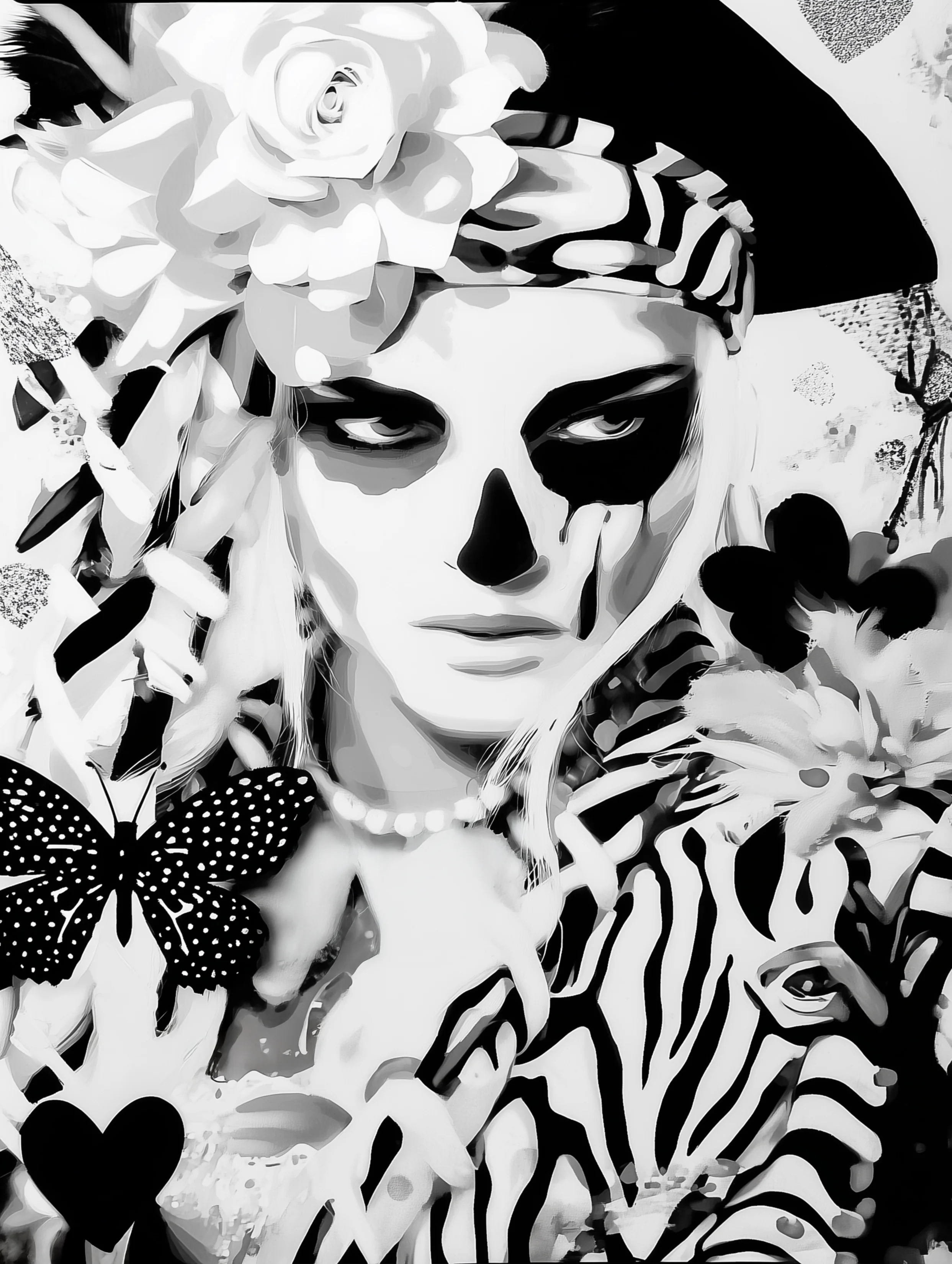 Free printable pirate coloring pages for adults featuring female skull pirate